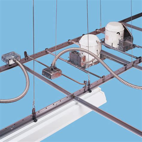 electrical box hangers|suspended ceiling electrical box support.